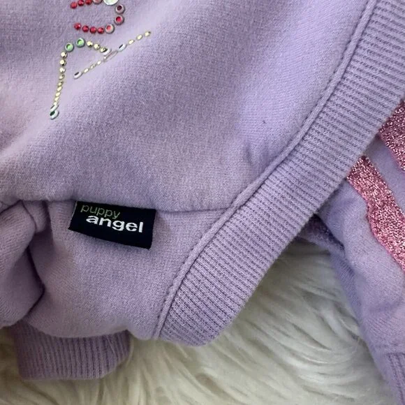 Pet Clothes Pink "Puppy Angel" Jumpsuit for small dog (XS) - Picture 3 of 8